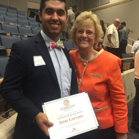 Brother Luevano Receives Scholarship (Bowling Green State 20150915)