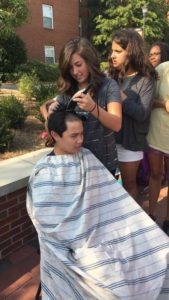 MU Miracle Executive Director Goes Bald on Child Health Day (Mercer 20170126)
