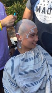 MU Miracle Executive Director Goes Bald on Child Health Day (Mercer 20170126)