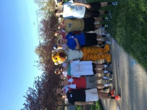 Gamma Rho Does Service at Caring for Columbia (Missouri 20160418)