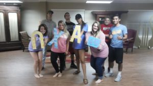 ATO and AXO creating a relationship for future fundraisers (Sam Houston State 20151020)