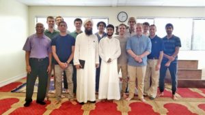 Attendance of Friday Prayer Service at brothers' mosque. (Stetson 20151004)