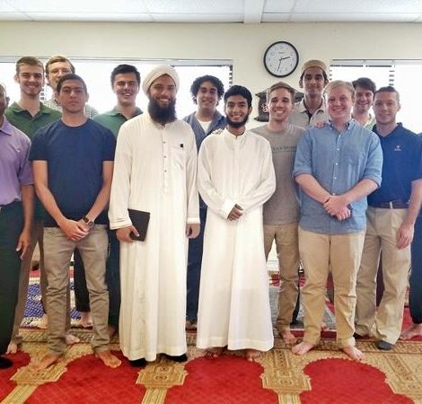 Attendance of Friday Prayer Service at brothers' mosque. (Stetson 20151004)