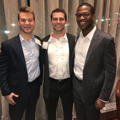 Brothers Caleb Carter and Chris Cory Reunite With AE Alumni in the Big Apple