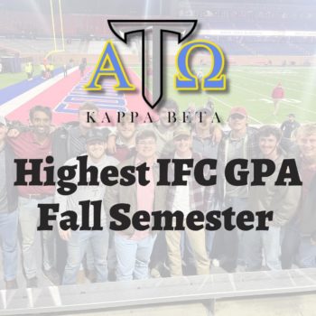 Kappa Beta Earns Highest Grades Over All IFC Fraternities