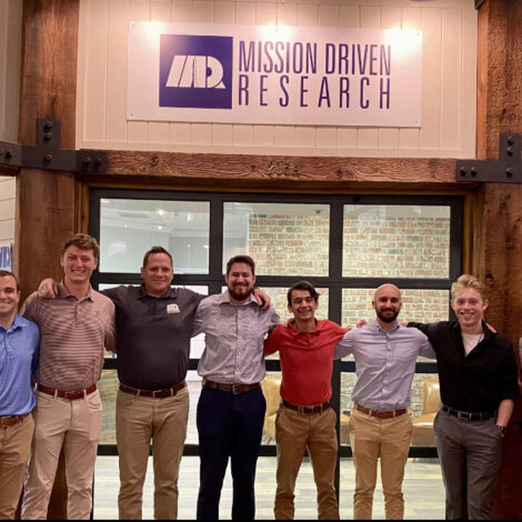 Theta Pi interns at Mission Driven Research