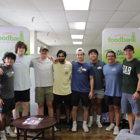 Theta Phi Service Event at the Community Foodbank of Central Alabama