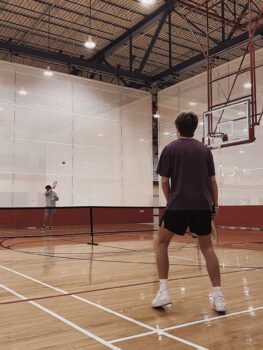 ATO Vs. Sigma Chi in Intramural Pickleball