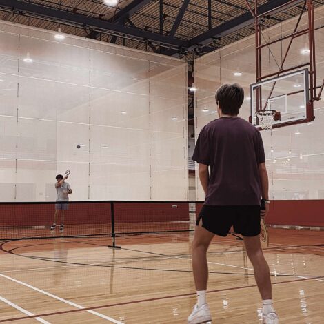 ATO Vs. Sigma Chi in Intramural Pickleball