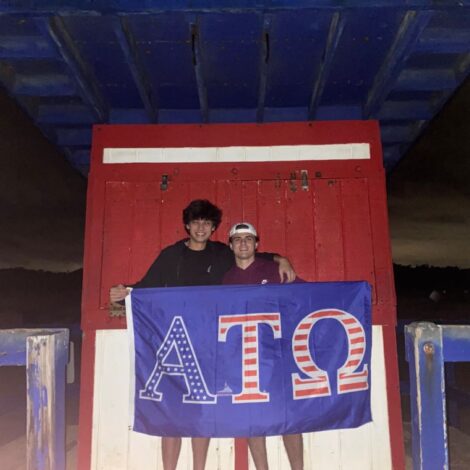 Brothers vacationing