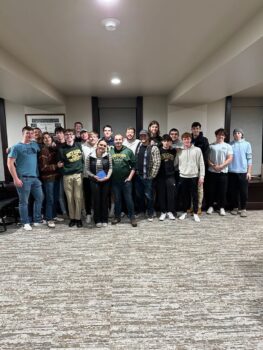 Brothers of the Epsilon Delta Chapter Lavalier Brother Jacob Knox's Long Time Girlfriend