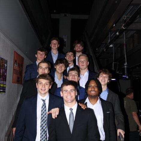 Congratulating The new Kappa Xi chapter executive board