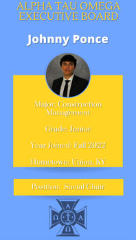 New Social Chair