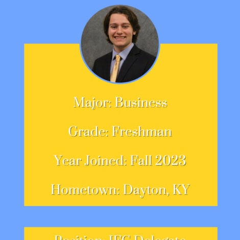 New IFC Delegate