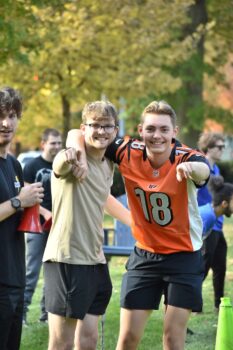Greek week powder puff coaching