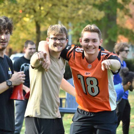 Greek week powder puff coaching