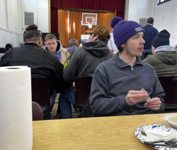 Enjoying Lunch