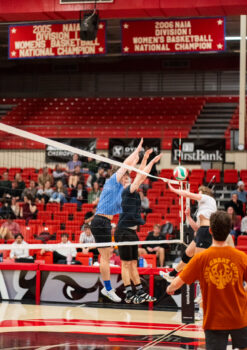 Beta Tau Wins Second in Volleyball Intramural