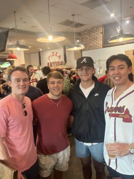 Brothers having a good time with our advisor
