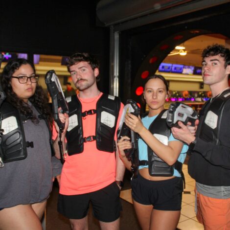 Beta Tau Chapter Hosts Laser Tag Date Party
