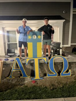 ATO Epsilon Kappa Competes in Brotherhood Cornhole Tournament