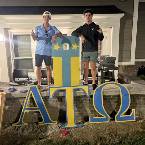 ATO Epsilon Kappa Competes in Brotherhood Cornhole Tournament