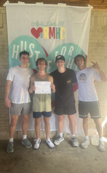 ATO Brothers in Alpha Delta Pi Marathon Race