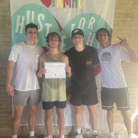 ATO Brothers in Alpha Delta Pi Marathon Race