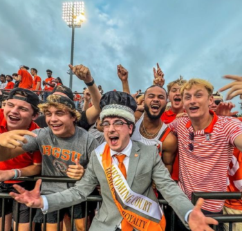 A Brother at the Epsilon Kappa Chapter Wins Homecoming Court