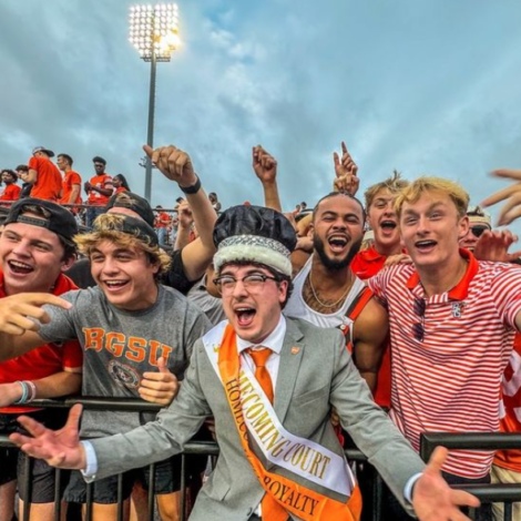 A Brother at the Epsilon Kappa Chapter Wins Homecoming Court