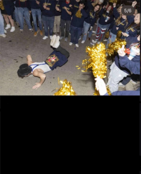 BROTHER CELEBRATES HOMECOMING BY SHOWING HIS MOVES