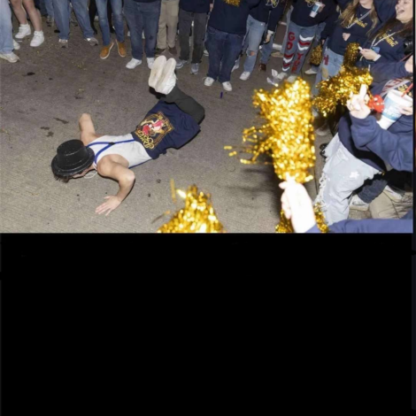 BROTHER CELEBRATES HOMECOMING BY SHOWING HIS MOVES