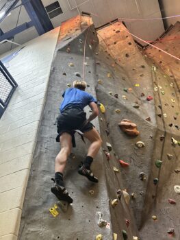 Rock Climbing in Rec Center