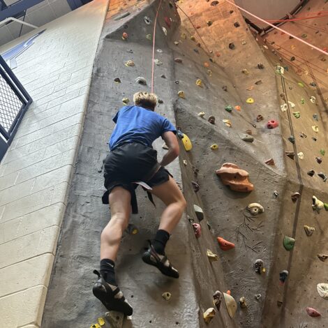 Rock Climbing in Rec Center