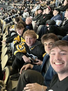 Brothers support the Pens!