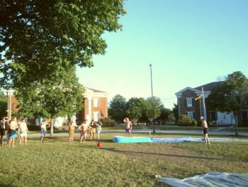 Slip-n-Slide Kickball with DZ