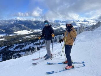 Taus go skiing