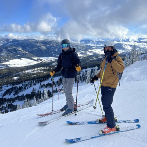 Taus go skiing