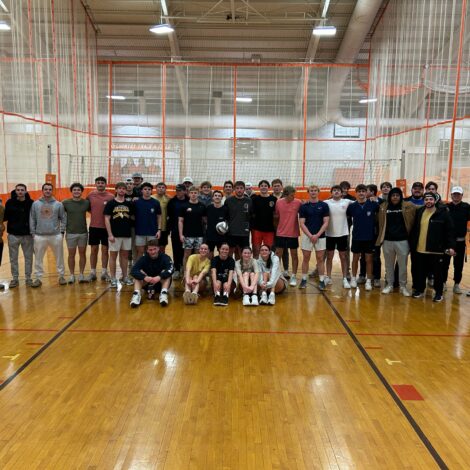 Brothers come out to support ATO Volleyball Game
