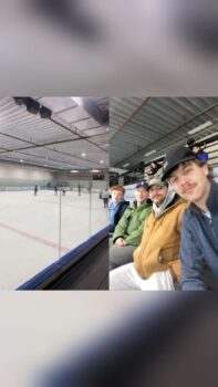 Brothers at Intramural Hockey!
