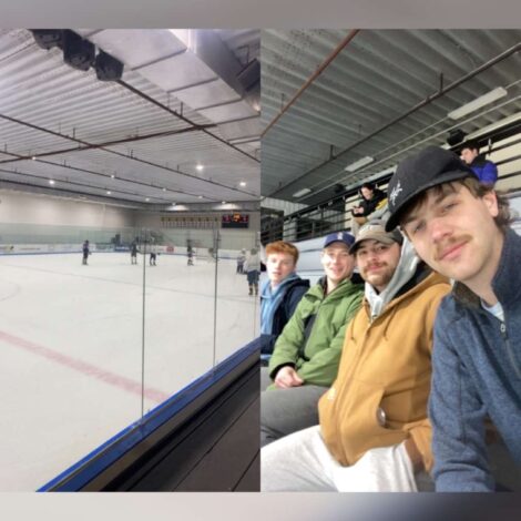 Brothers at Intramural Hockey!