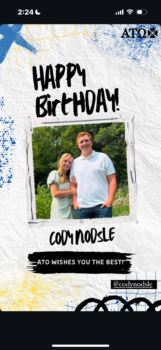 Happy Birthday Cody Nodsle! (2/23)