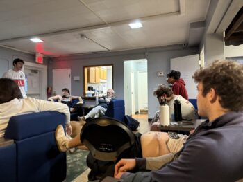 Mock recruiting with brothers