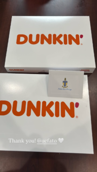 Eta Rho brothers get Valentines Gift for Neighboring Sorority