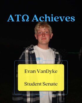 ATO Achieves - Evan VanDyke