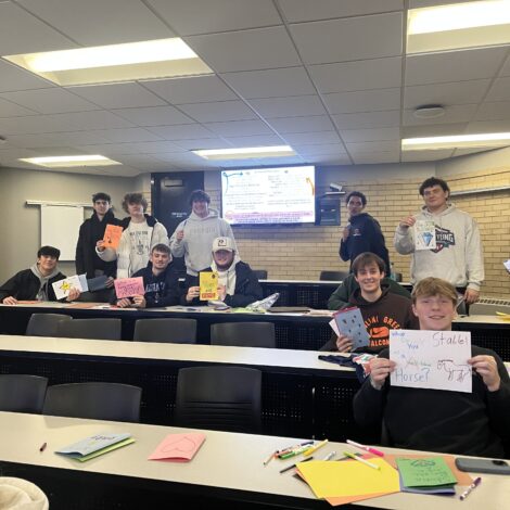 Letters of Love Service Event With Sorority