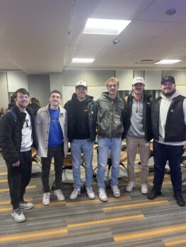 ATO members of "Order of Omega" attend first programming event of the semester