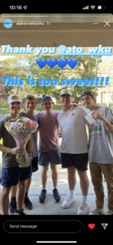Brothers give gifts to organizations!