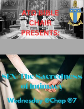 UPCOMING BIBLE STUDY