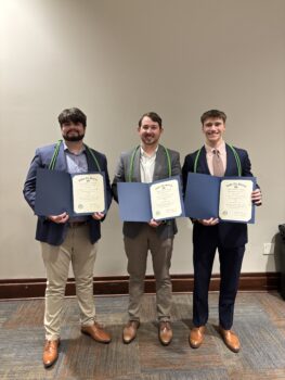 Brothers inducted into Alpha Eta Honor Society